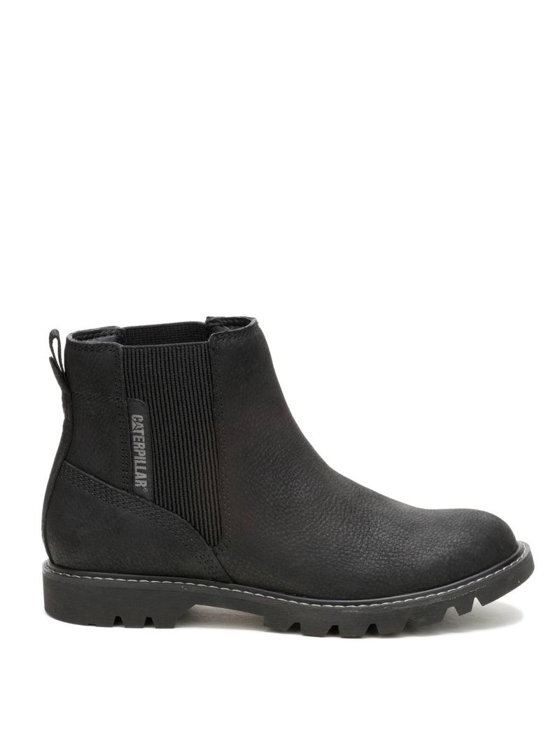 Botin-Cuero-Mujer-Colorado-Chelsea-Negro-Cat