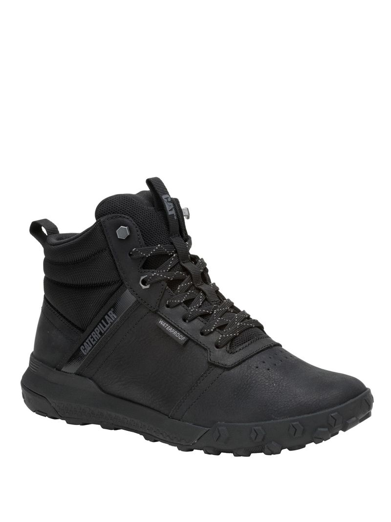 Botin-Waterproof-Hombre-Hex-Ready-Mid-Negro-Cat
