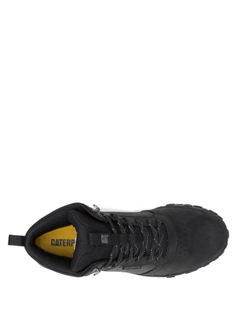 Botin-Waterproof-Hombre-Hex-Ready-Mid-Negro-Cat