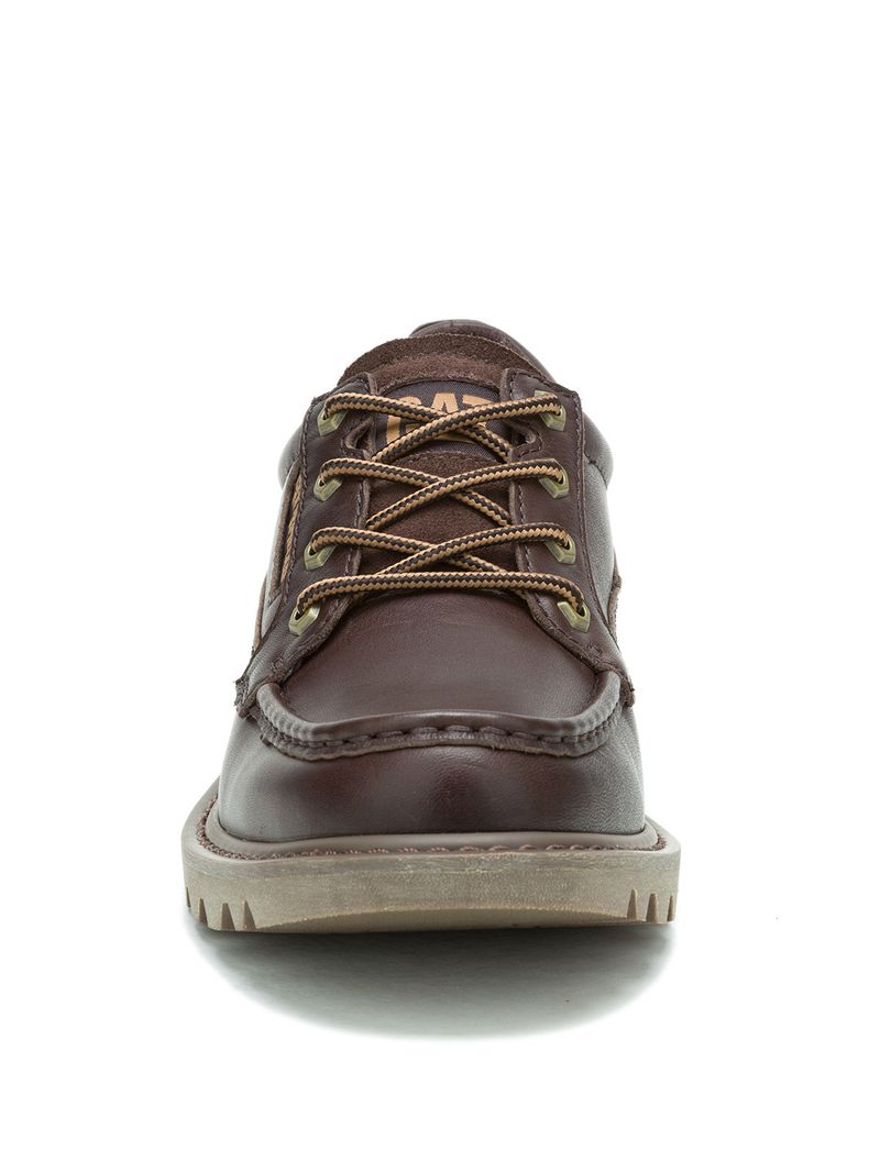 Zapato-Cuero-Hombre-Colorado-Moc-Toe-Low-Cafe-Cat