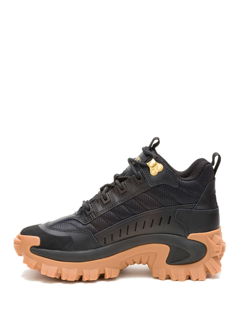 Zapatilla-Con-Caña-Casual-Mujer--Intruder-Mid-Negra-Beige-Cat