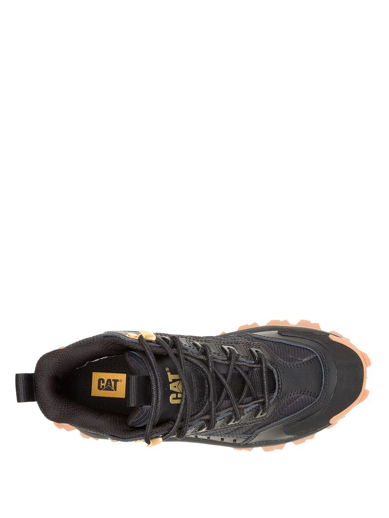 Zapatilla-Con-Caña-Casual-Mujer--Intruder-Mid-Negra-Beige-Cat