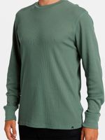 Polera Manga Larga Hombre Essential Thermal Verde Billabong
