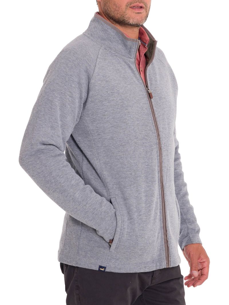 Poleron-Algodon-Organico-Hombre-Doble-Gris-Rockford