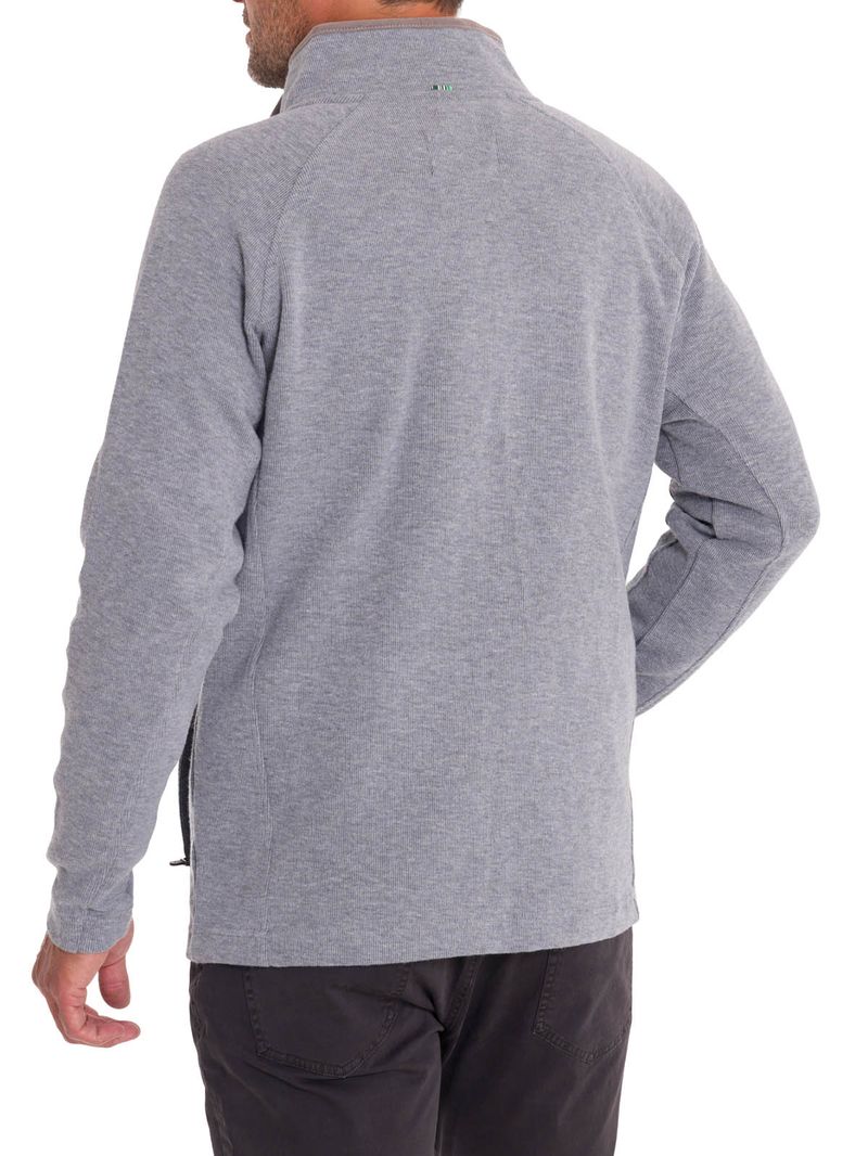 Poleron-Algodon-Organico-Hombre-Doble-Gris-Rockford