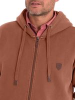 Polerón Algodón Orgánico Hombre Teruel Rojo Rockford