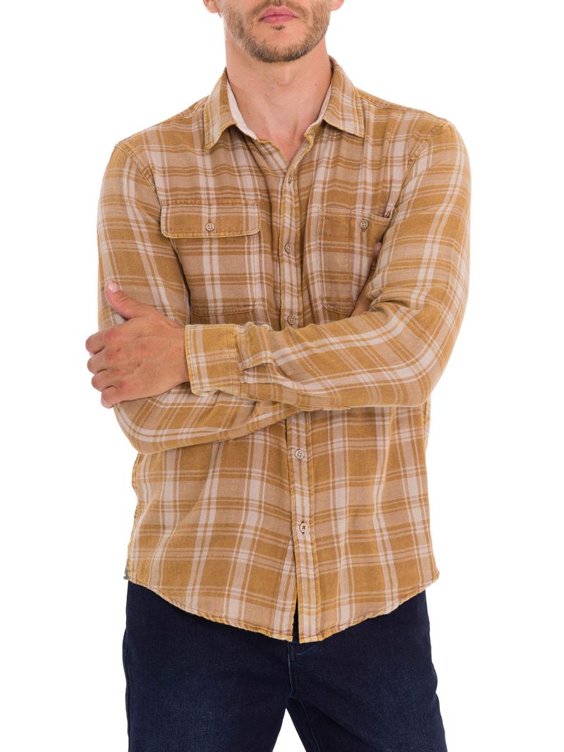 Camisa-Algodon-Organico-Hombre-Bradford-Beige-Rockford
