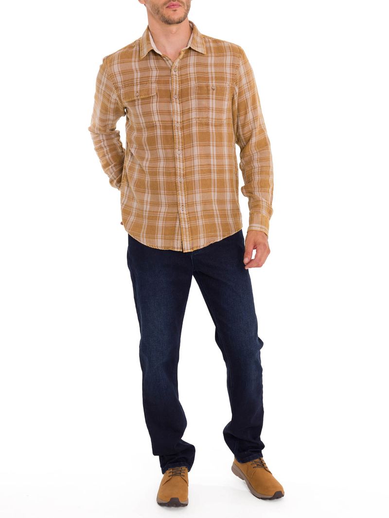 Camisa-Algodon-Organico-Hombre-Bradford-Beige-Rockford