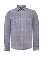 Camisa-Algodon-Organico-Hombre-Bradford-Azul-Rockford