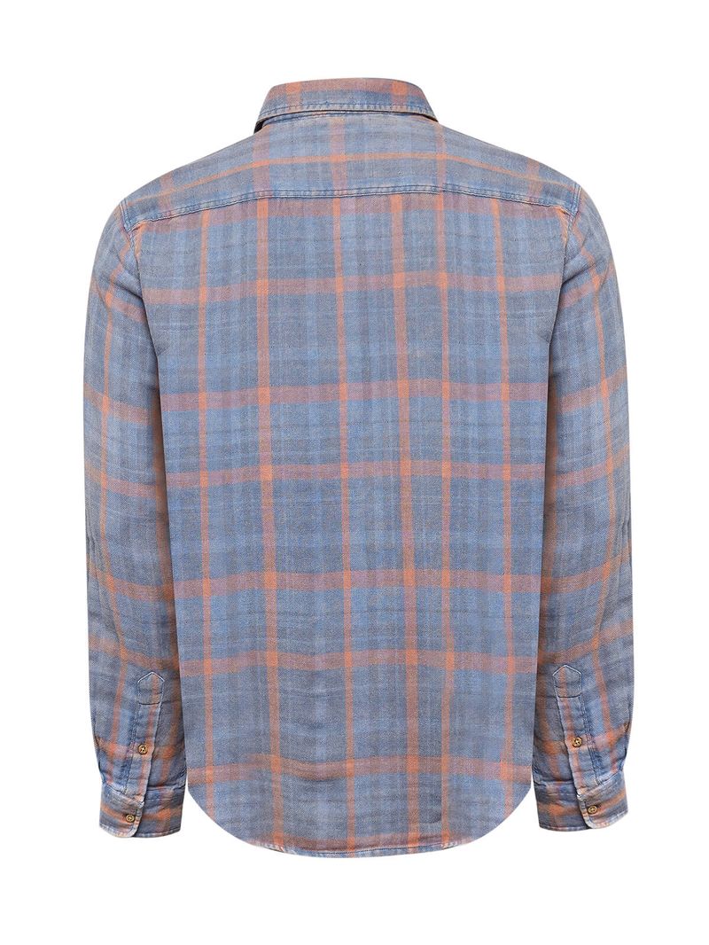 Camisa-Algodon-Organico-Hombre-Bradford-Azul-Rockford