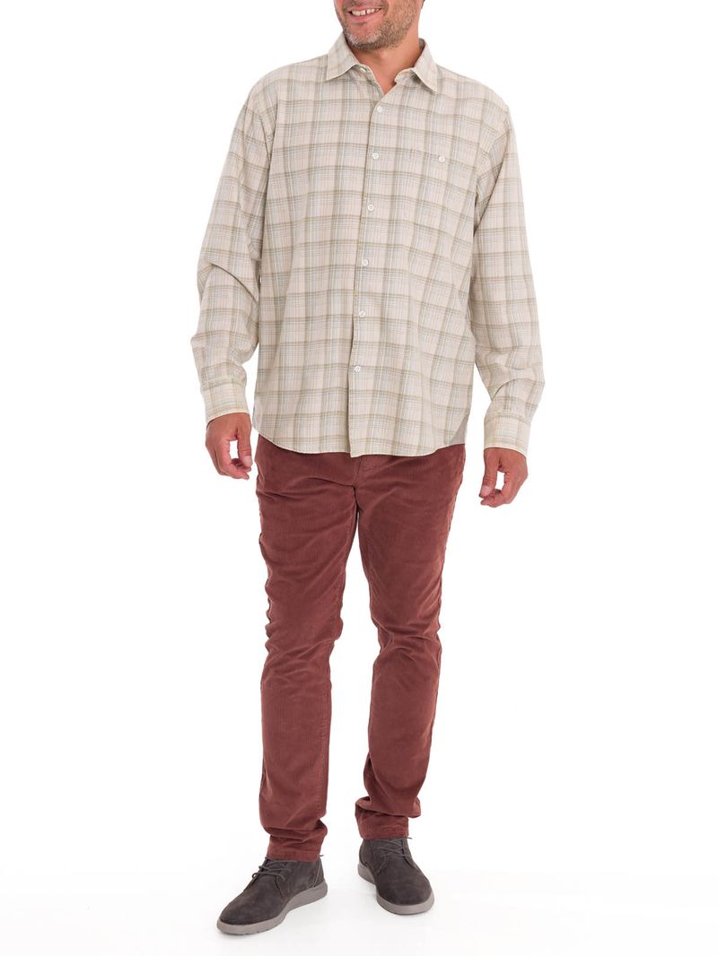 Camisa-Algodon-Organico-Hombre-Arbed-Verde-Rockford