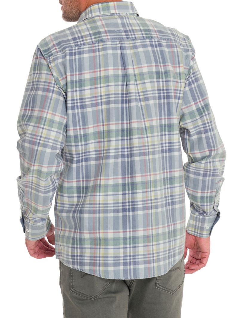 Camisa-Algodon-Organico-Hombre-Arbed-Azul-Rockford
