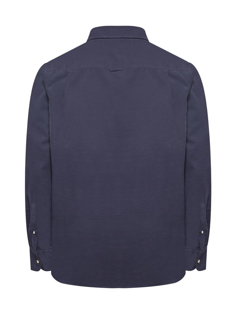 Camisa-Algodon-Organico-Hombre-Corduroy-Azul-Rockford