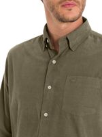 Camisa-Algodon-Organico-Hombre-Corduroy-Verde-Rockford
