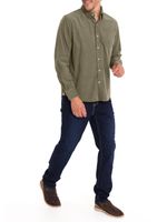 Camisa-Algodon-Organico-Hombre-Corduroy-Verde-Rockford