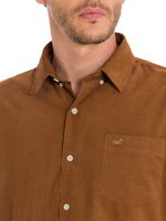 Camisa-Algodon-Organico-Hombre-Corduroy-Cafe-Rockford