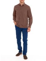 Camisa-Algodon-Organico-Hombre-Leeds-Burdeo-Rockford