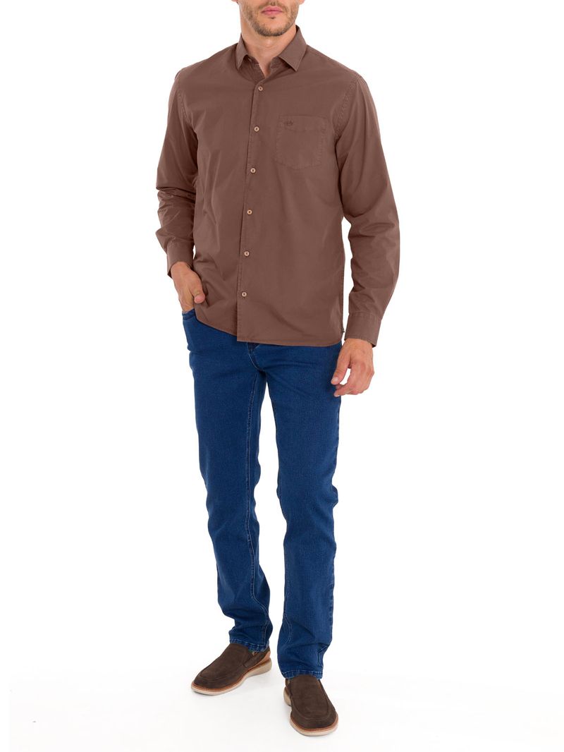 Camisa-Algodon-Organico-Hombre-Leeds-Burdeo-Rockford