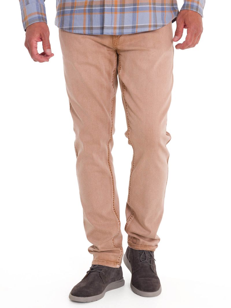 Jeans-Algodon-Organico-Hombre-Baycolor-Cafe-Rockford