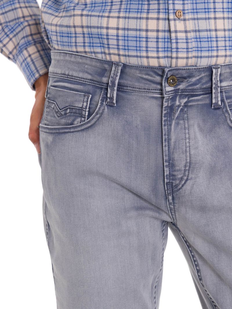 Jeans Algodón Orgánico Hombre Baycolor Azul Rockford