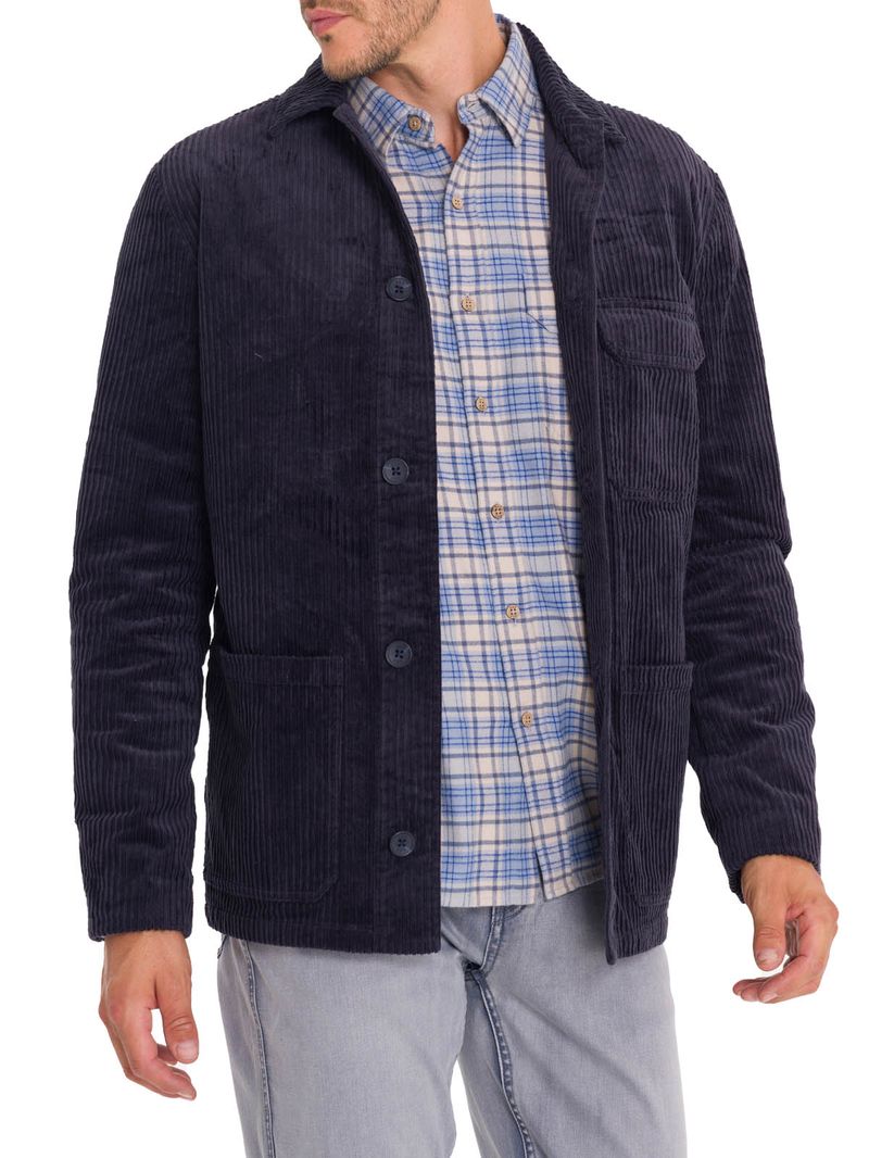Overshirt-Algodon-Hombre-Bellagio-Azul-Rockford