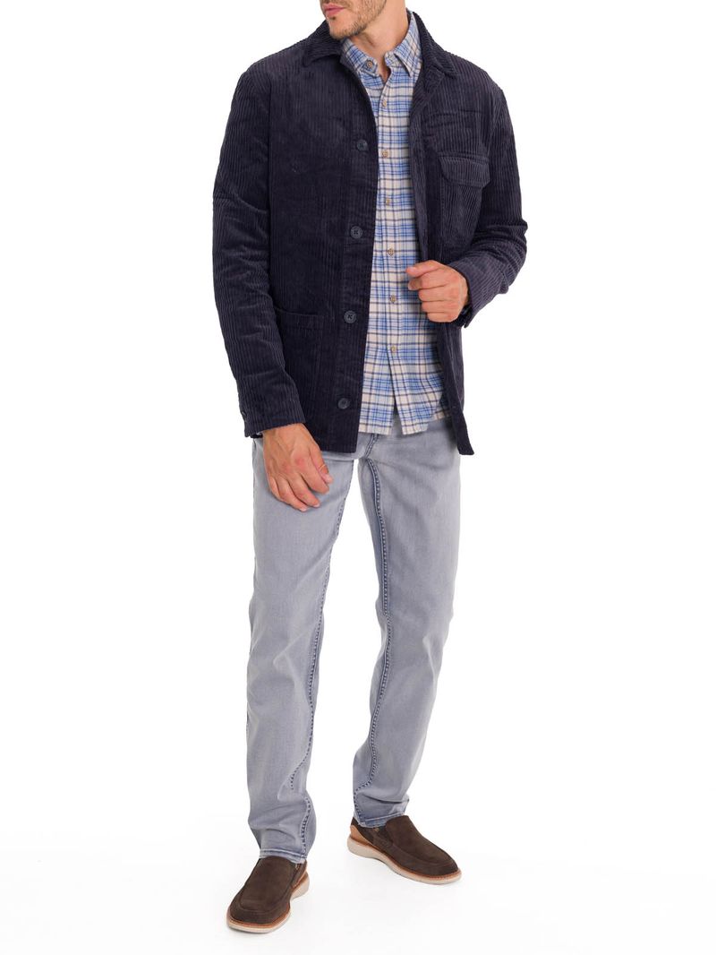 Overshirt-Algodon-Hombre-Bellagio-Azul-Rockford