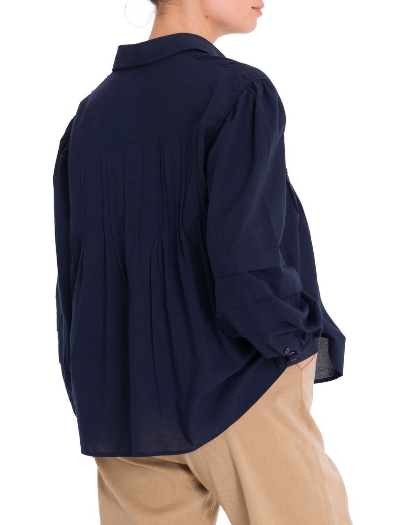 Blusa Algodón Orgánico Mujer Denali Azul Rockford