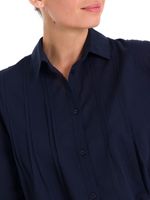 Blusa Algodón Orgánico Mujer Denali Azul Rockford