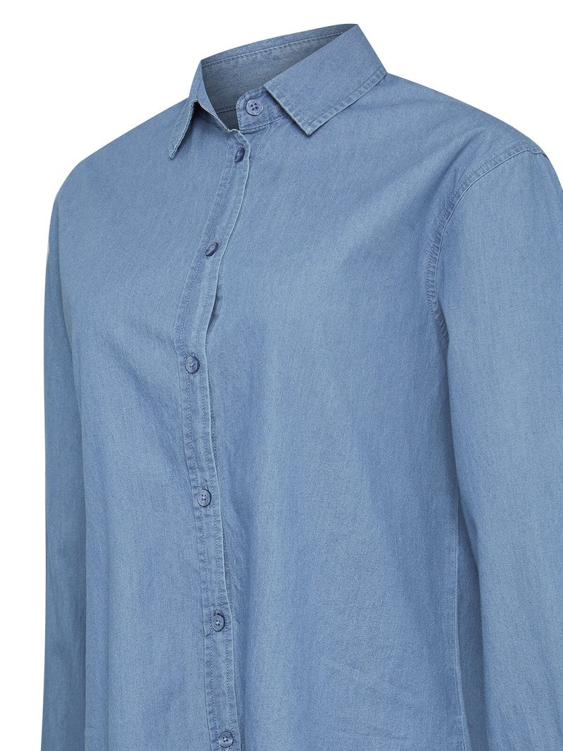 Blusa-Algodon-Organico-Mujer-Makalu-Azul-Rockford