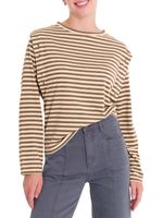 Polera Fibras Recicladas Mujer Diana Café Rockford