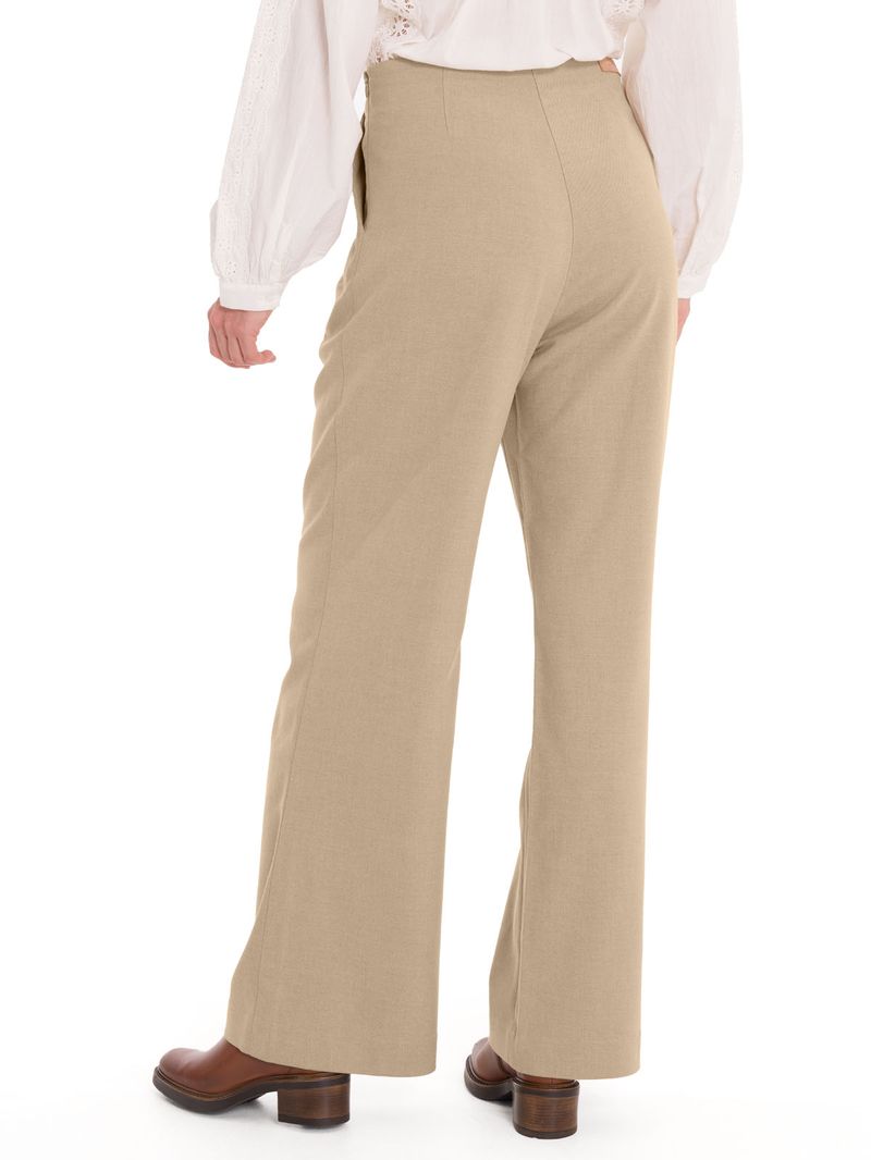 Pantalón Fibras Recicladas Mujer Hornacal Beige Rockford