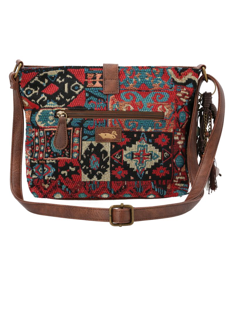 Cartera-Textil-Mujer-Ethnic-Cross-Turquesa-Rockford