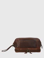 Necessaire-Cuero-Unisex-St-Runny-Neceser-Cafe-Hush-Puppies