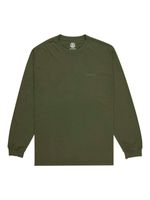 Polera Manga Larga Hombre Basic Pocket Pigment Verde Element