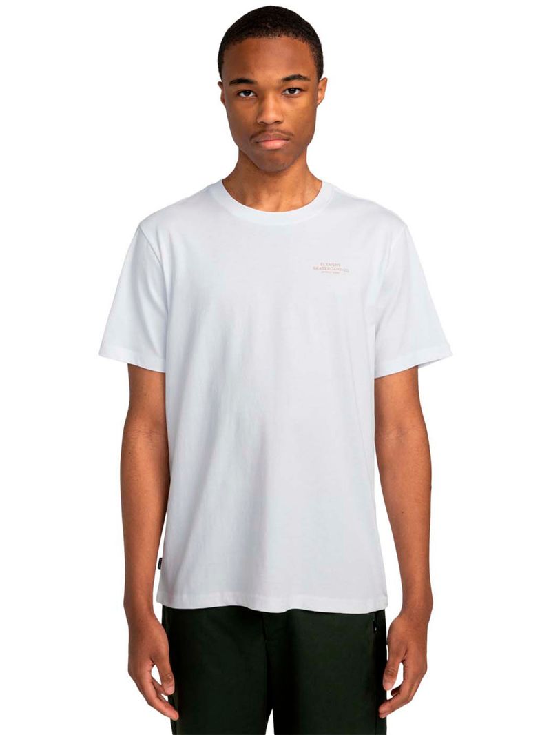 Polera-Manga-Corta-Hombre-Skateboard-Co-Blanca-Element