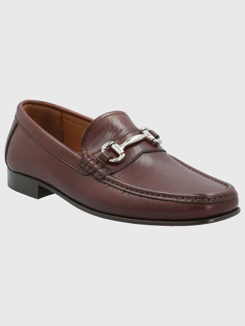 Mocasin-Cuero-Italiano-Spello-Cafe