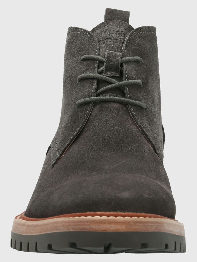 Botin Cuero Milvio Gris Oscuro