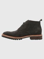 Botin Cuero Milvio Gris Oscuro