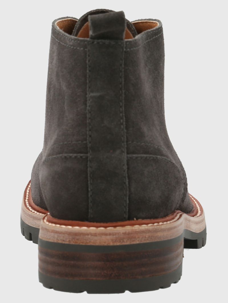 Botin Cuero Milvio Gris Oscuro