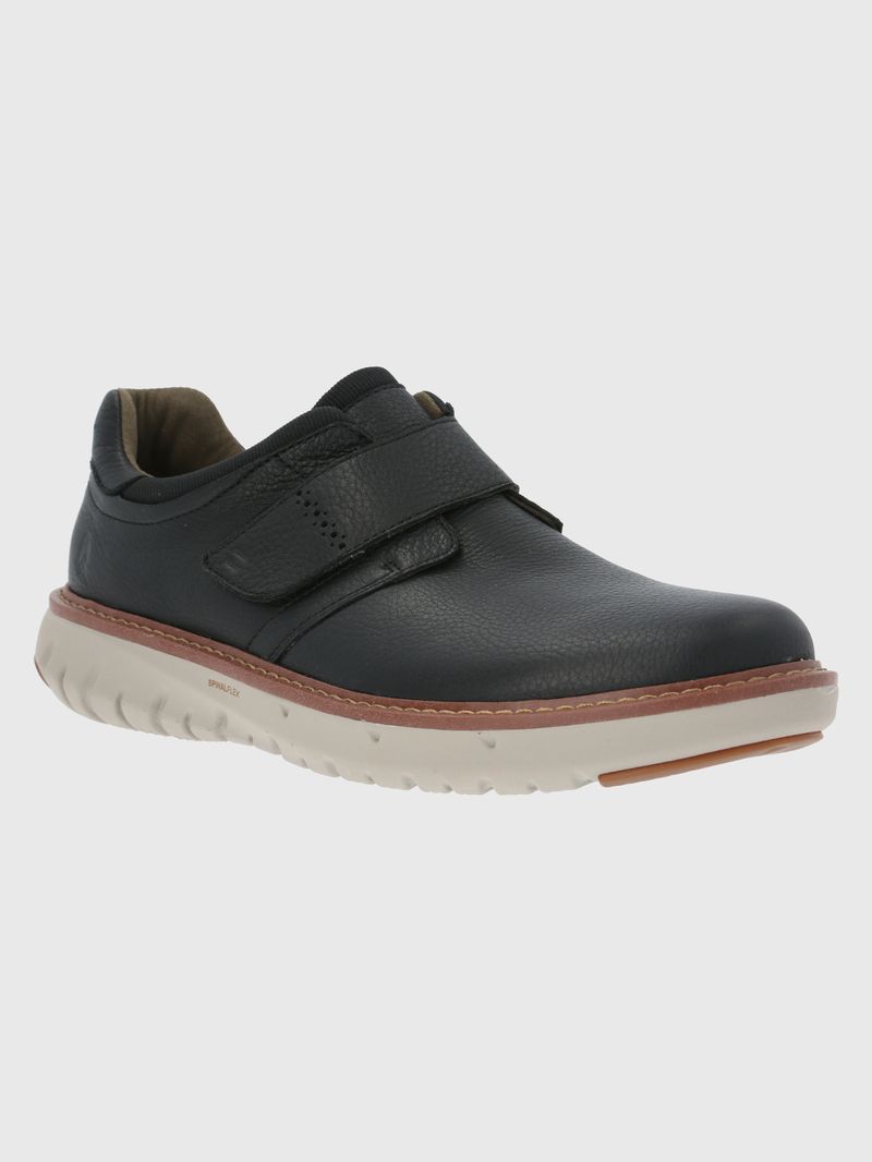 Zapato-Cuero-Hombre-Smart-Velcro-Negro