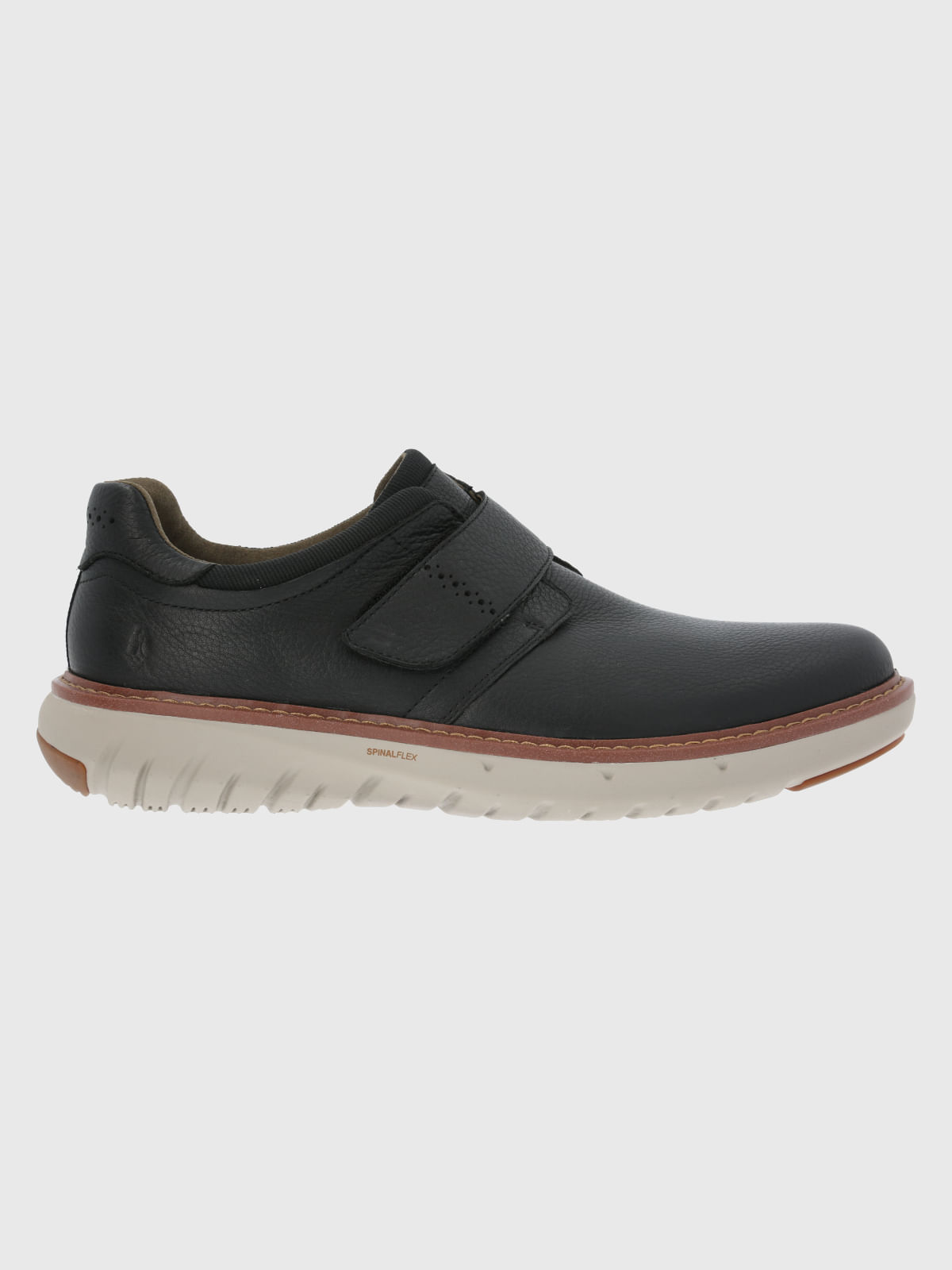 Zapato Cuero Hombre Smart Velcro Negro-Hush Puppies Chile
