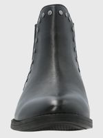 Botin Cuero Alva Negro