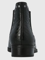 Botin Cuero Alva Negro