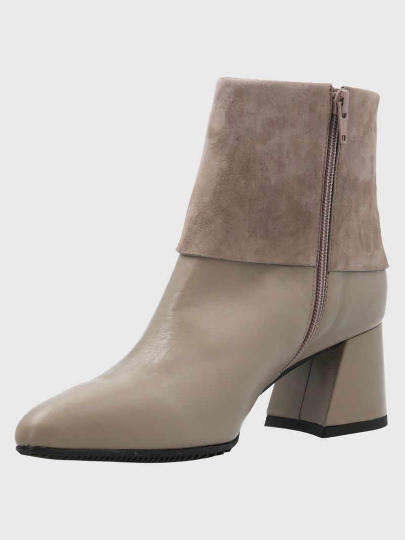 Botin Brunate Cuero Mattia Beige