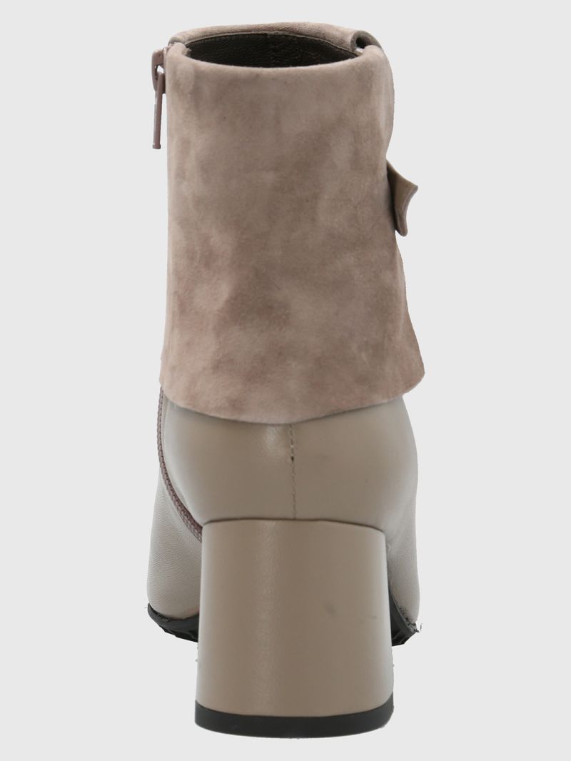 Botin Brunate Cuero Mattia Beige