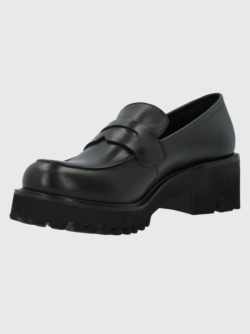 Mocasin Cuero Sophie Negro