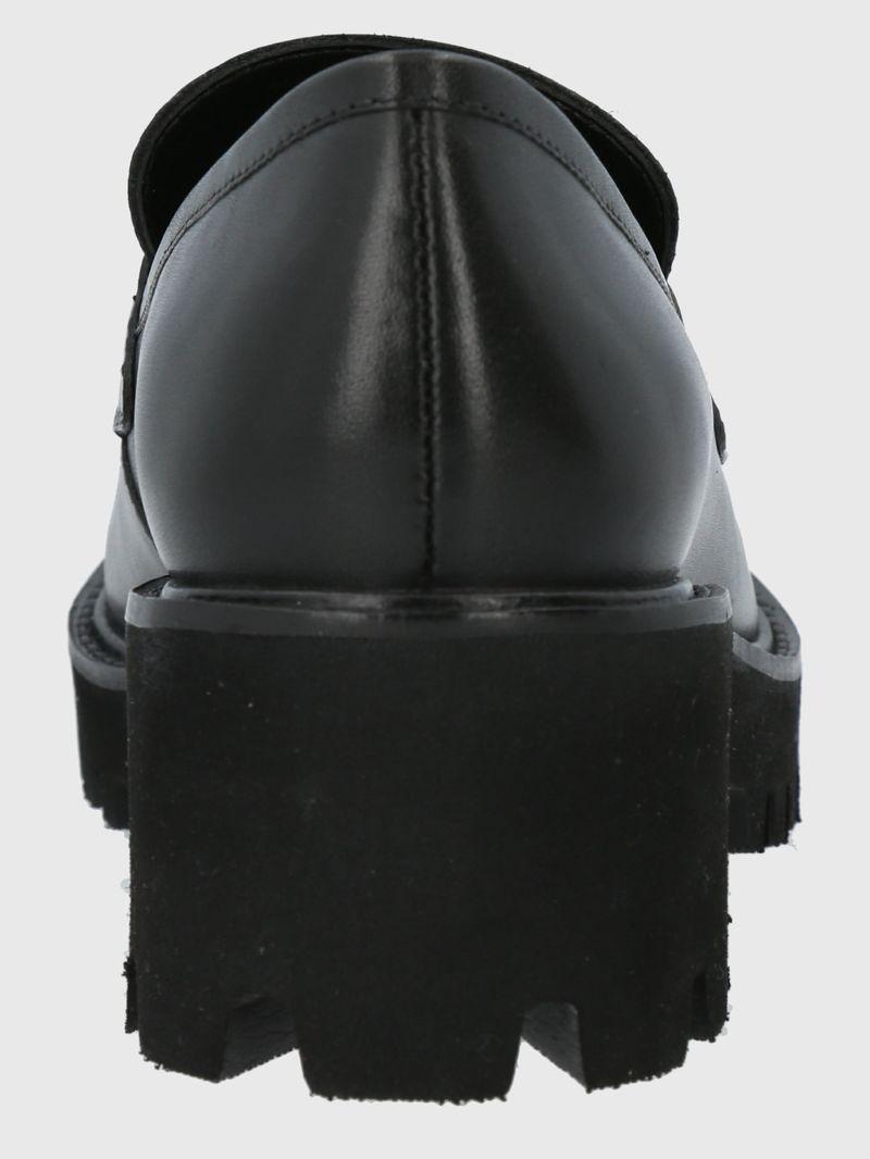 Mocasin Cuero Sophie Negro