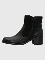 Botin Cuero Ellee Negro