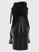 Botin Cuero Ellee Negro