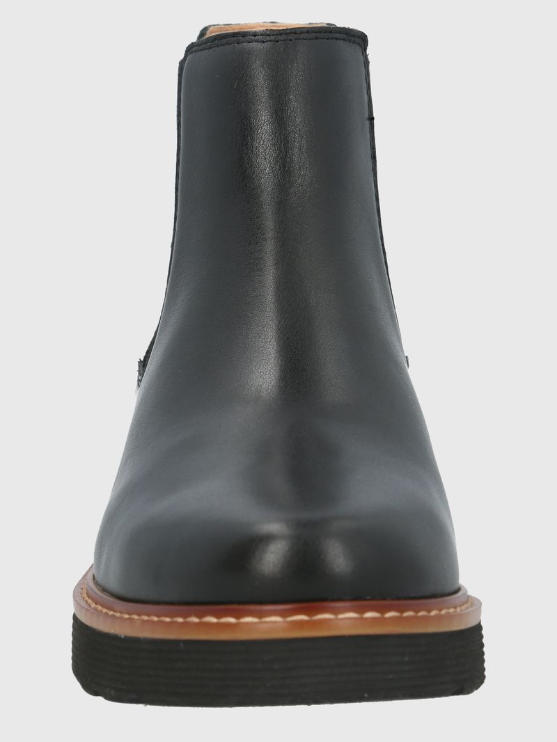 Botin Cuero Bonnie Negro